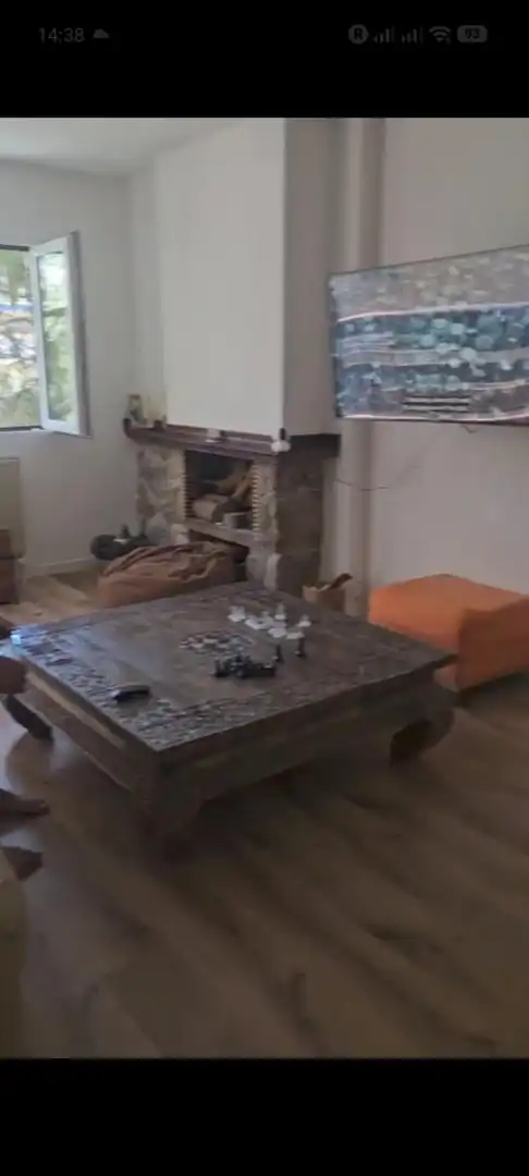 Sala d'estar de Apartament per a compartir en Collado Villalba amb Moblat, Microones i Balcó
