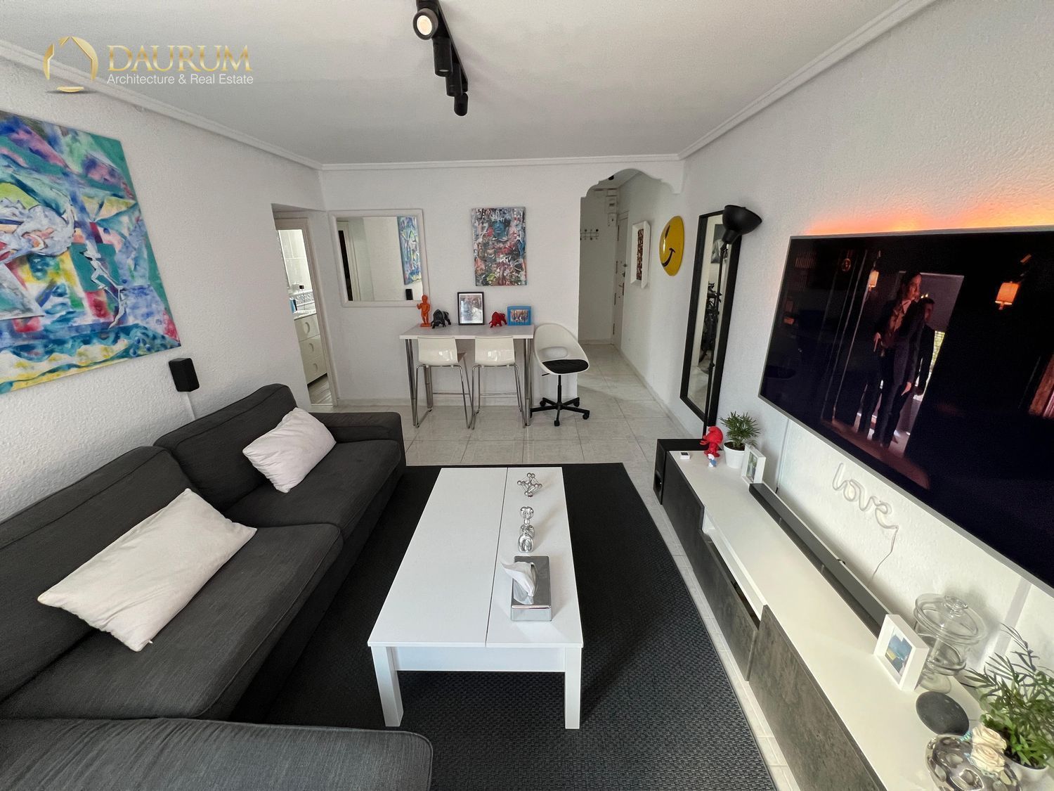 Sala de estar de Piso en venta en  Valencia Capital con Aire acondicionado y Amueblado