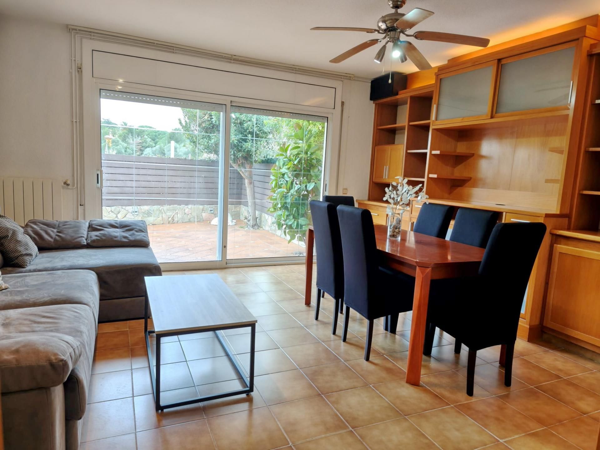 Comedor de Casa adosada de alquiler en Calonge i Sant Antoni con Calefacción, Jardín privado y TV