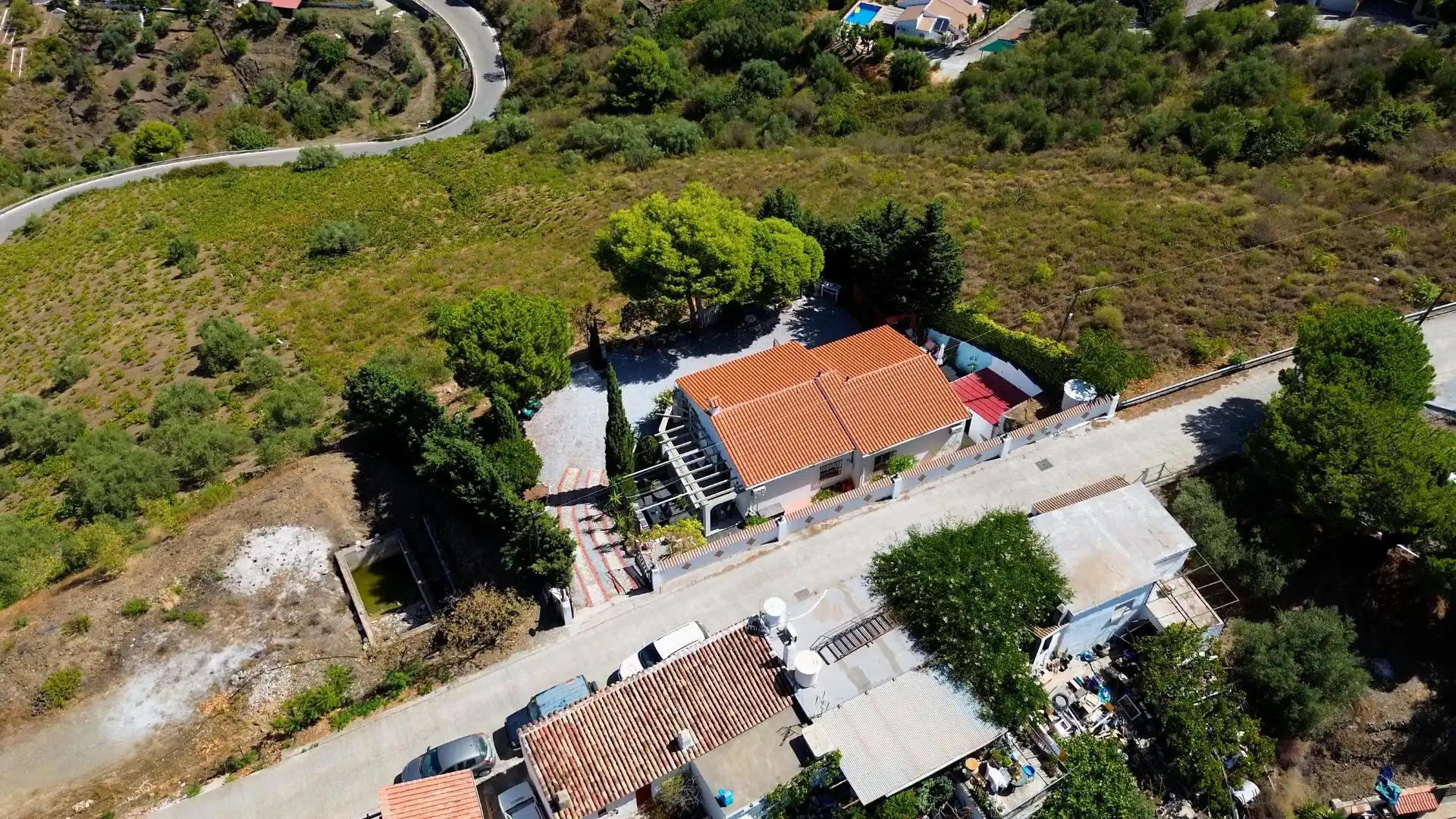 Vista exterior de Casa o xalet en venda en Cómpeta amb Jardí privat i Terrassa