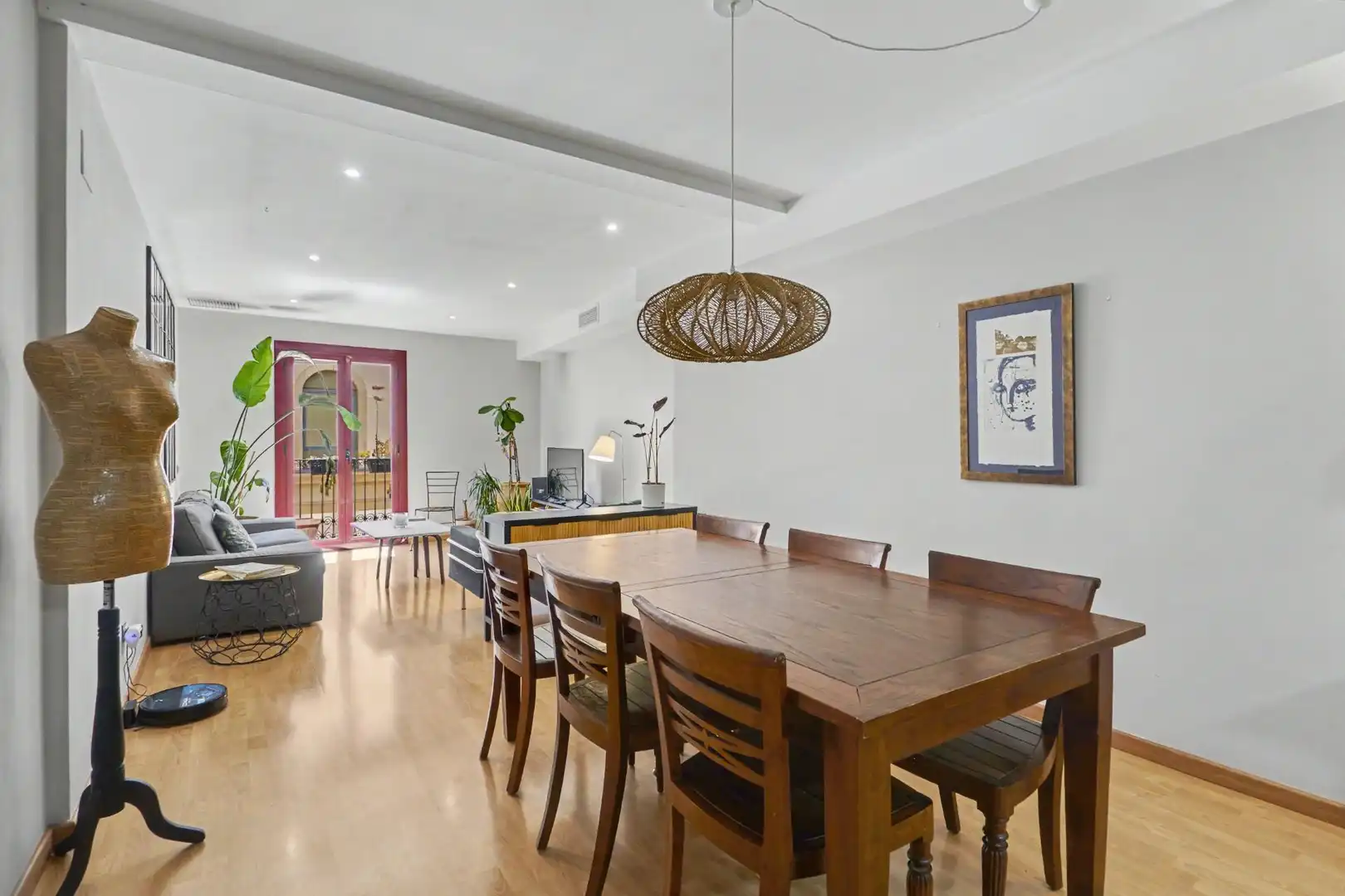 Dining room of Flat for sale in Barcelona  with Air Conditioner, Heating and Parquet flooring