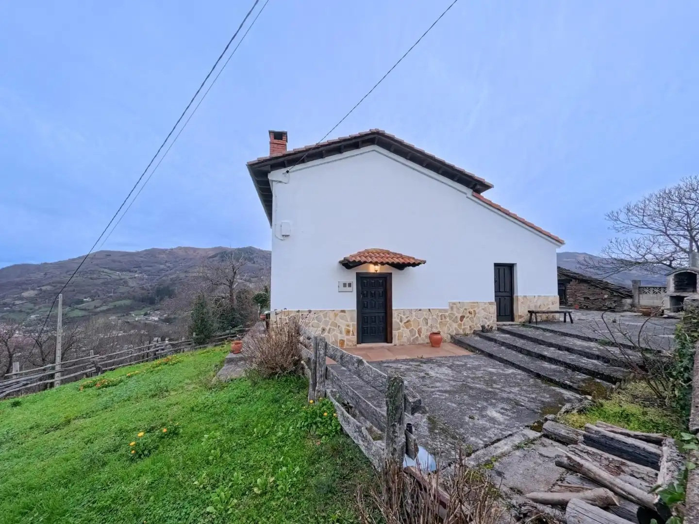 Exterior view of Houses for sale in Aller  with Heating, Private garden and Parquet flooring