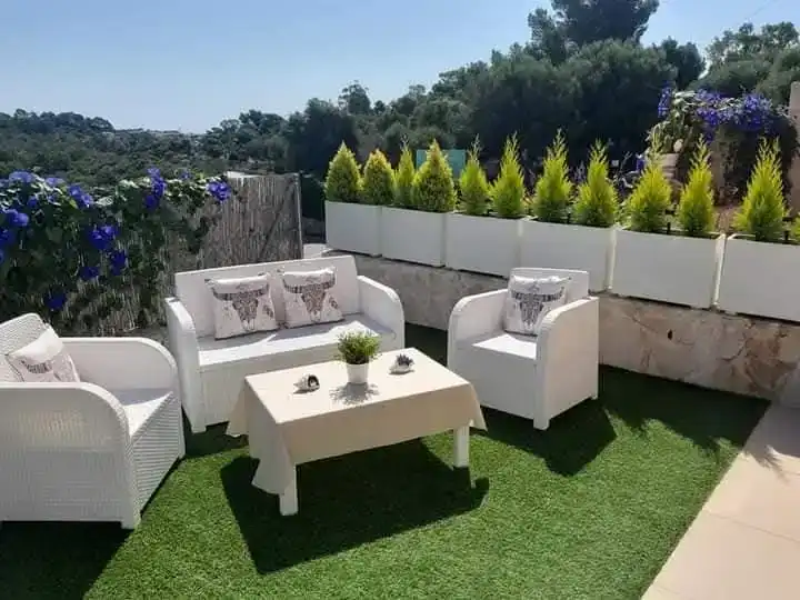 Terrassa de Casa o xalet de lloguer en Manacor amb Aire condicionat, Jardí privat i Parquet