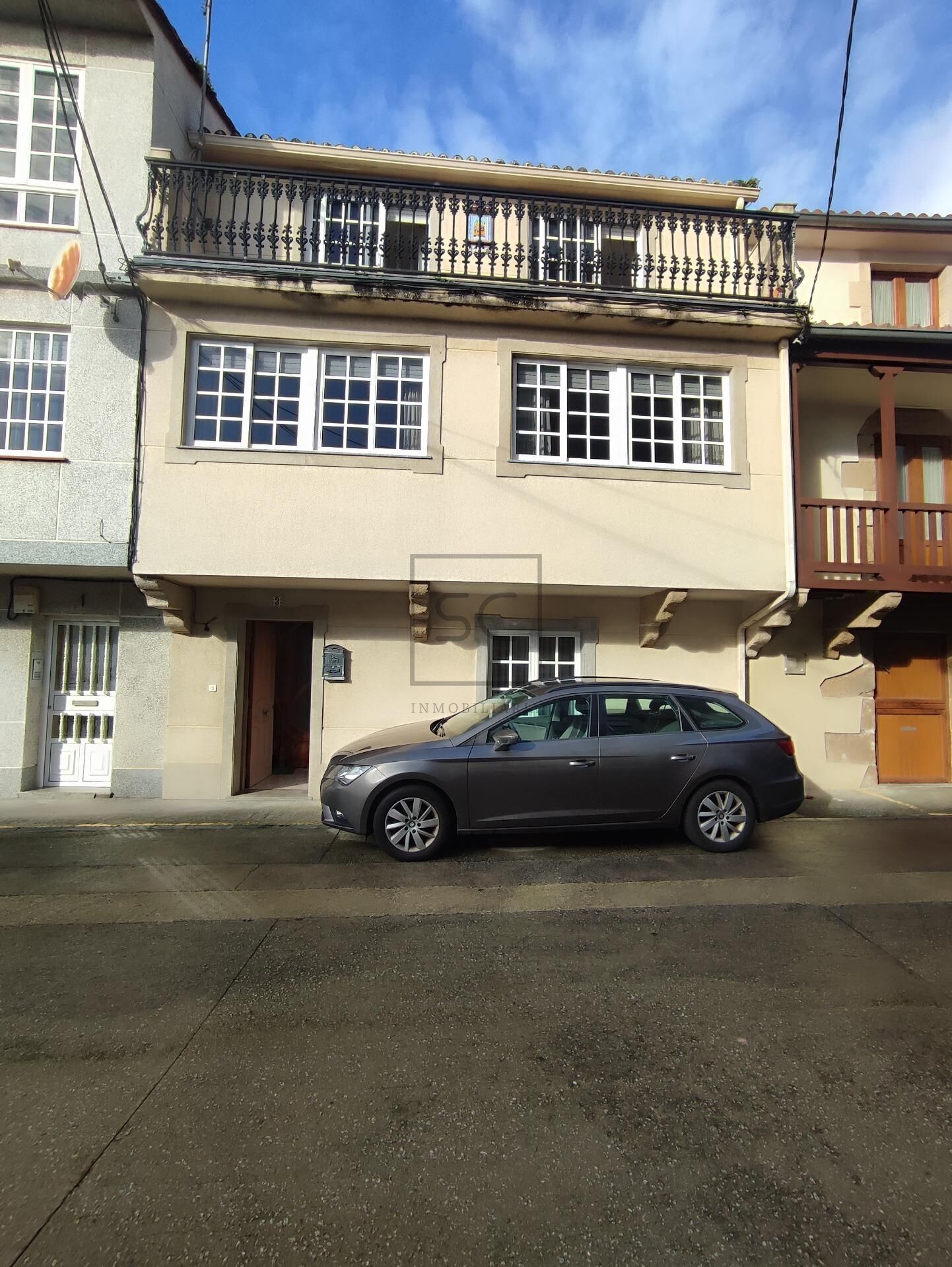 Exterior view of Single-family semi-detached for sale in Ares  with Terrace, Storage room and Furnished