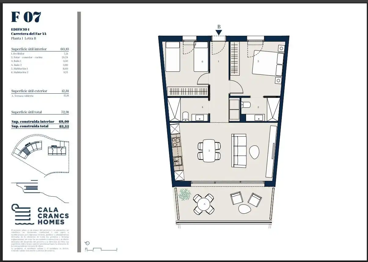 Apartment with terrace for sale in Pla de Maset - Cap de Salou, imagen 10