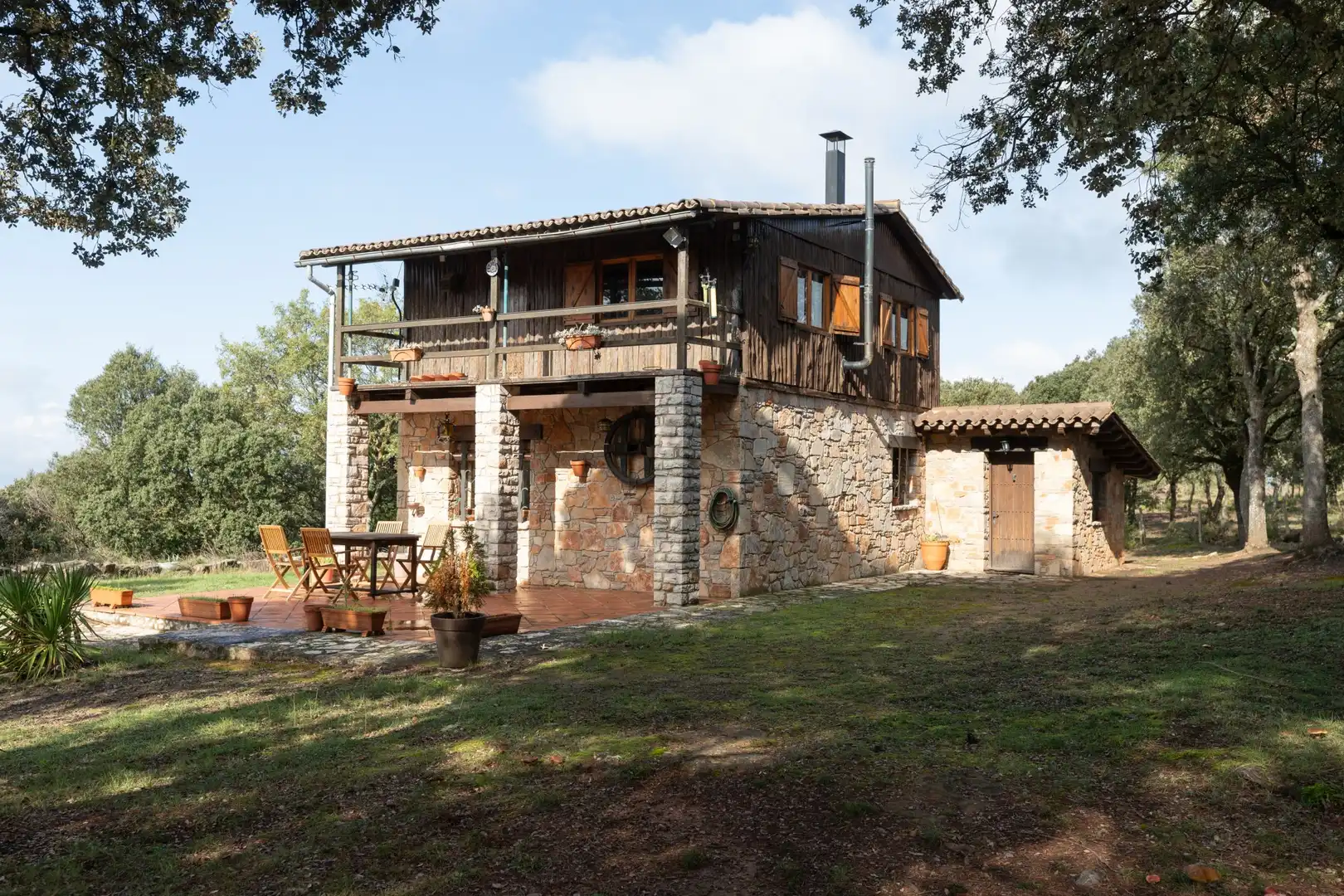 Vista exterior de Casa o xalet en venda en El Brull amb Calefacció, Terrassa i Traster