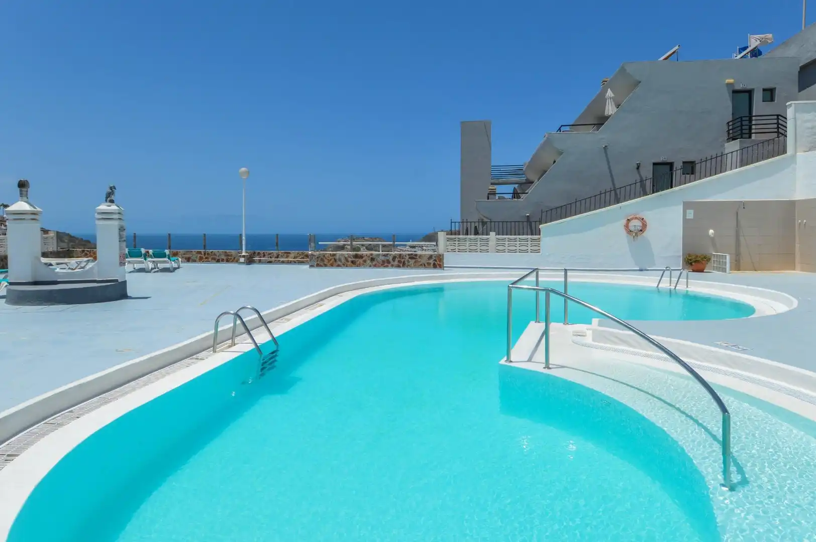 Swimming pool of Apartments for sale in Mogán  with Terrace, Furnished and Community pool