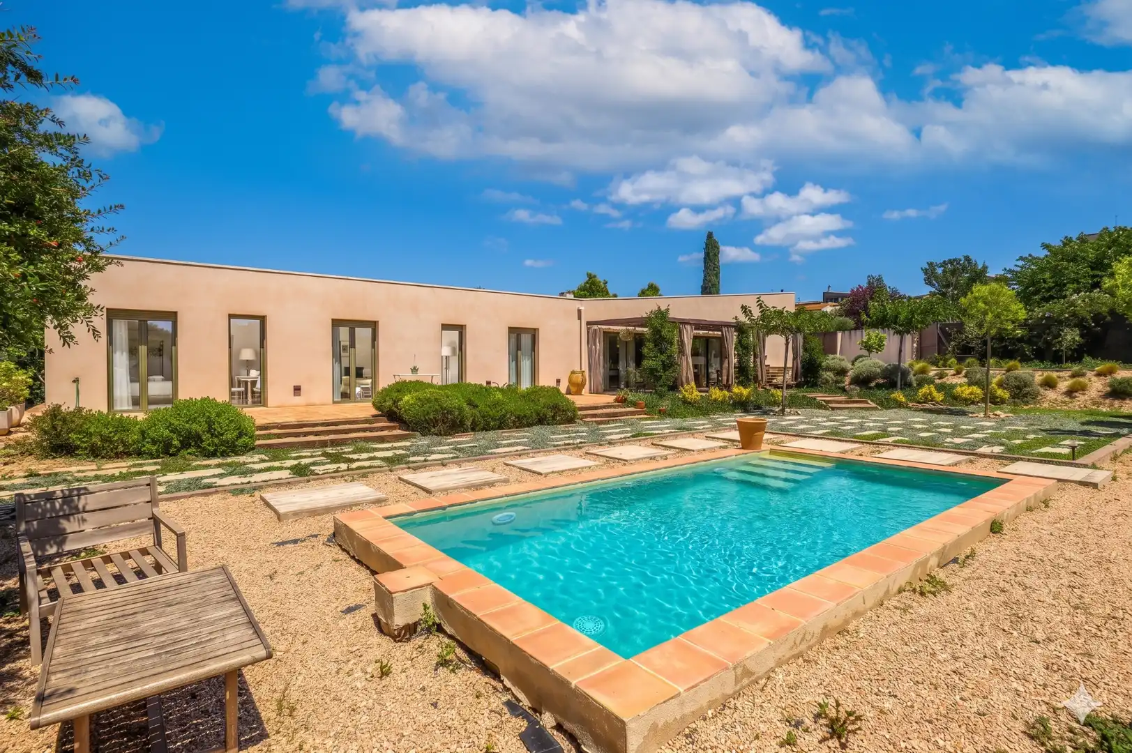 Piscina de Casa o chalet de alquiler en Ultramort con Aire acondicionado, Calefacción y Jardín privado