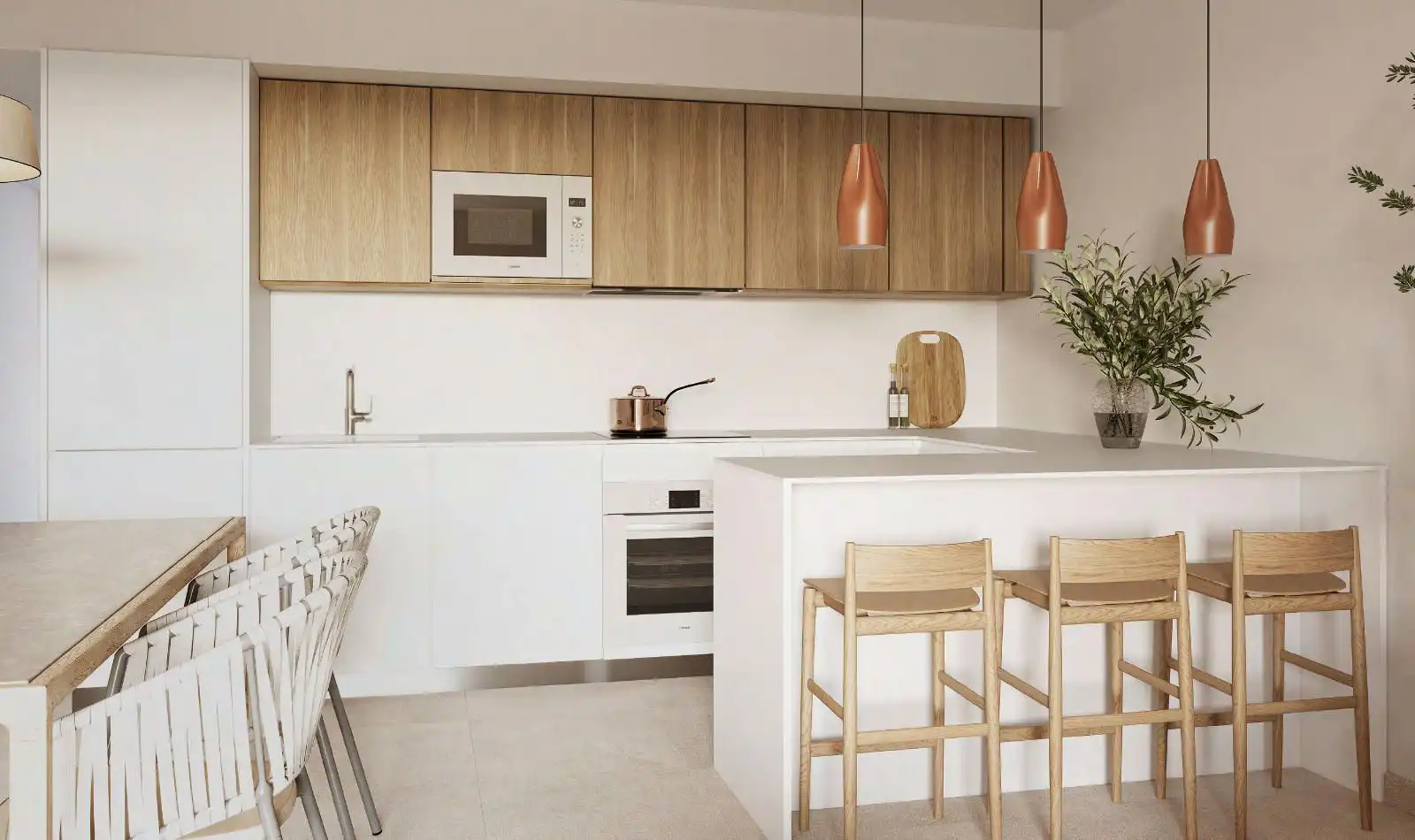Cocina de Apartamento en venta en Bunyola con Aire acondicionado, Calefacción y Terraza