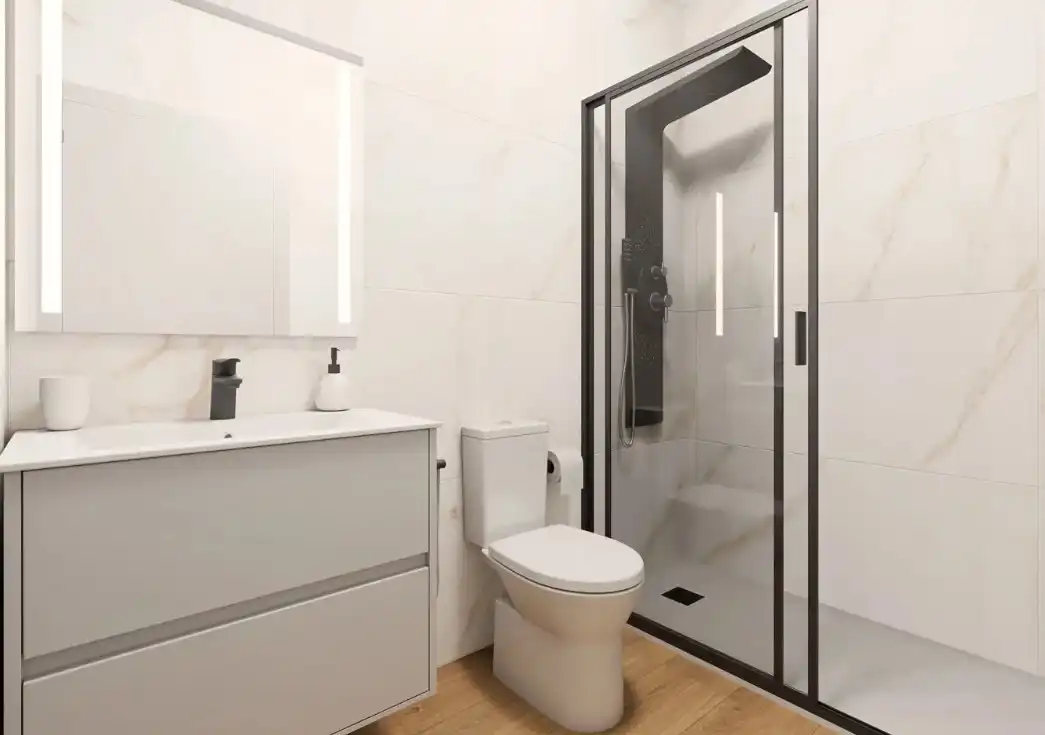Baño de Piso en venta en Castellón de la Plana / Castelló de la Plana con Terraza, Amueblado y Horno