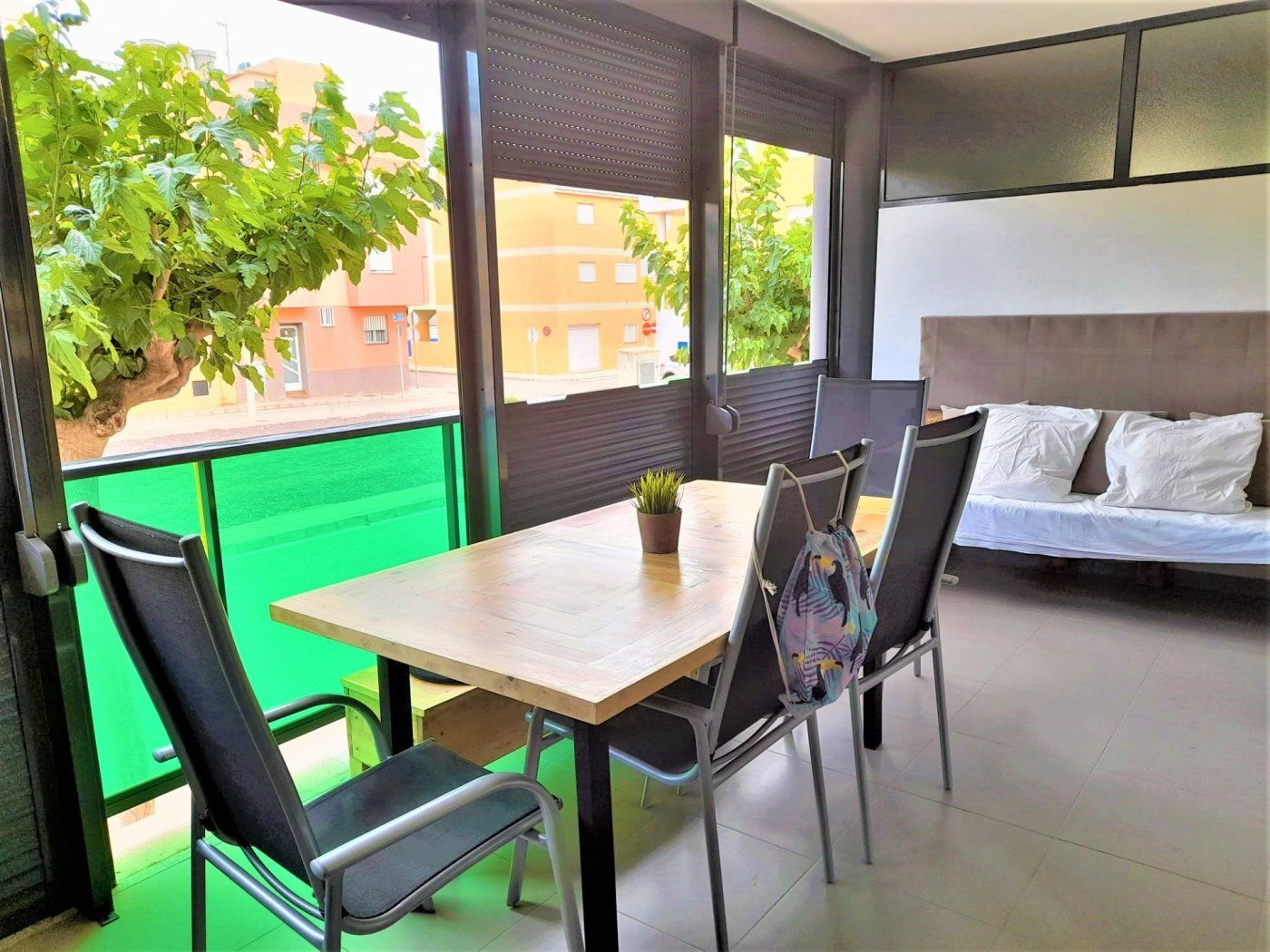 Terrassa de Apartament de lloguer en Chilches / Xilxes amb Aire condicionat, Terrassa i Traster