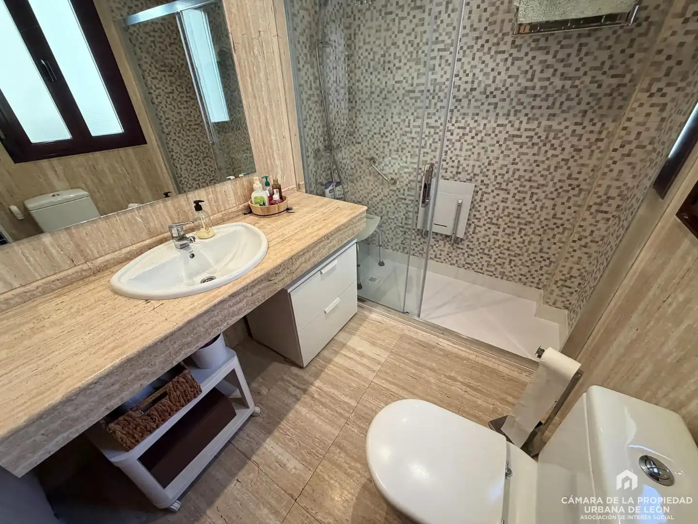 Baño de Piso de alquiler en León Capital  con Trastero y Amueblado