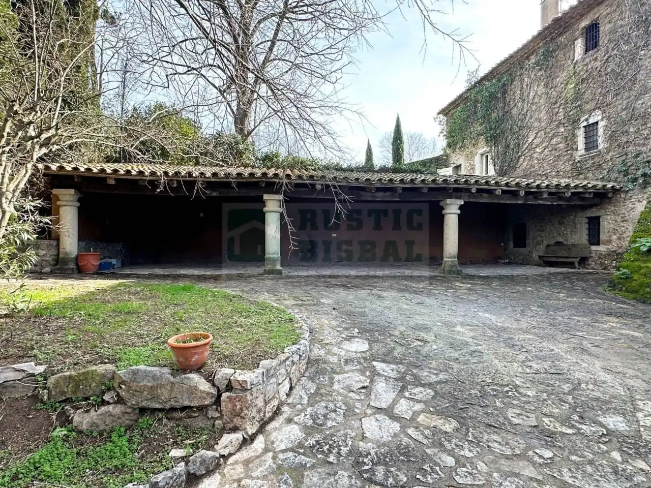 Vista exterior de Finca rústica en venta en Sant Joan de Mollet con Calefacción, Jardín privado y Terraza