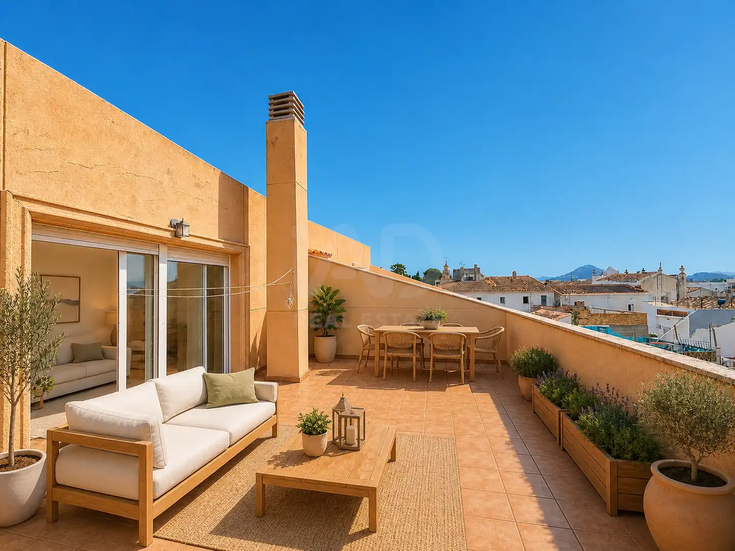 Terraza de Ático en venta en Beniarbeig con Aire acondicionado, Calefacción y Terraza