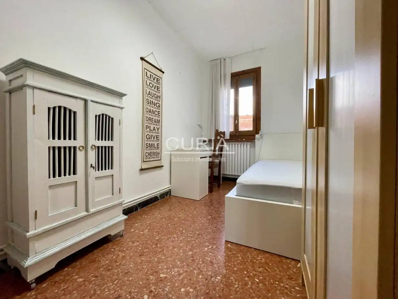 Bedroom of Flat for rent in Lleida  with Air Conditioner, Heating and Furnished