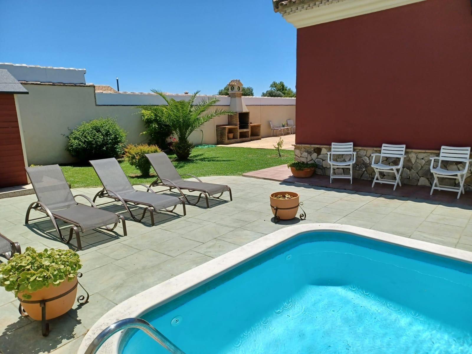 Piscina de Casa o chalet en venta en Chiclana de la Frontera con Jardín privado, Terraza y Piscina