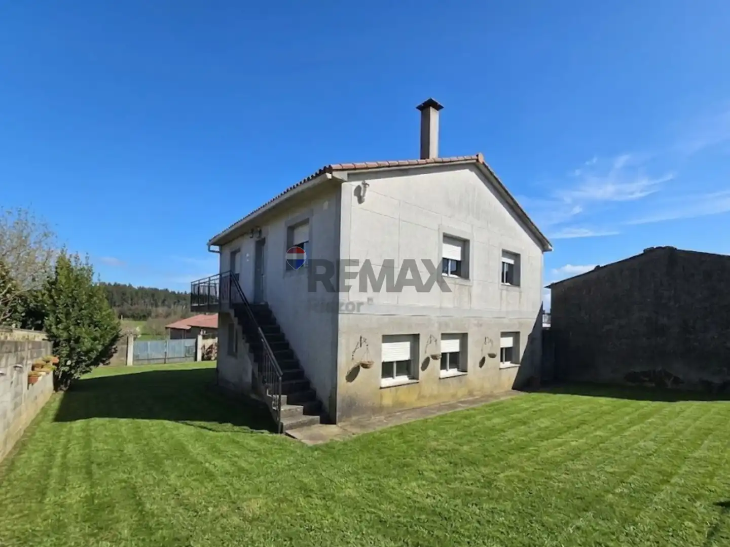 Vista exterior de Casa o chalet en venta en Arzúa con Jardín privado, Trastero y Amueblado