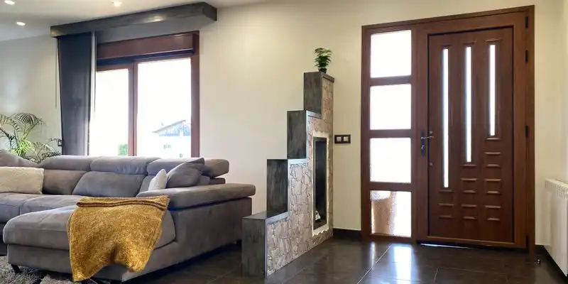 Sala de estar de Casa o chalet en venta en Siero con Jardín privado, Terraza y Trastero
