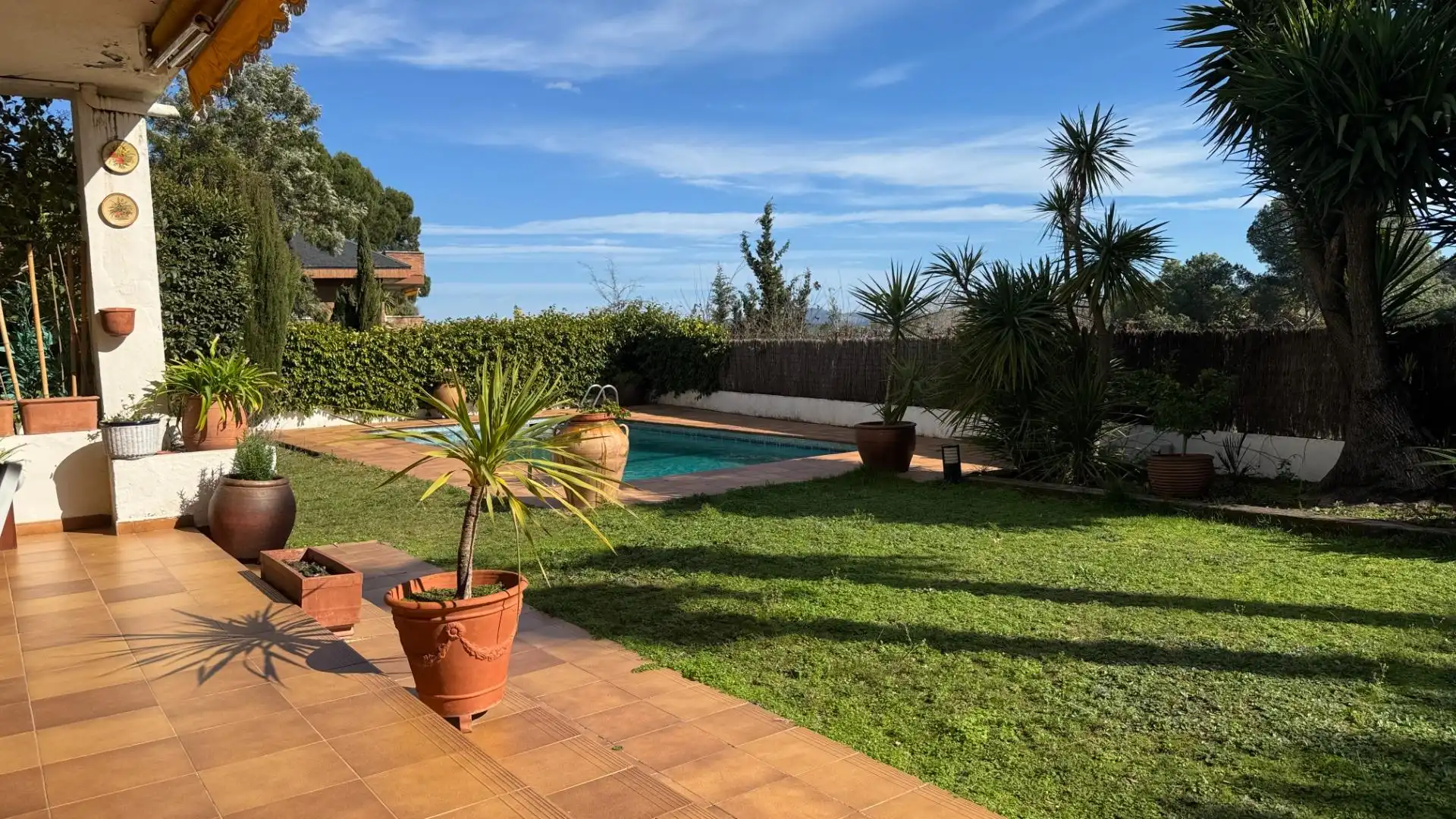 Garden of Houses for sale in Sant Cugat del Vallès  with Heating, Private garden and Parquet flooring