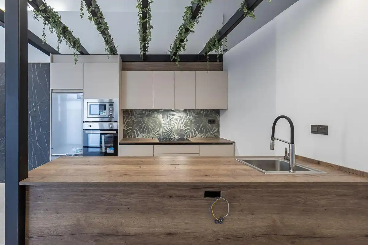 Cocina de Apartamento en venta en Granada con Aire acondicionado