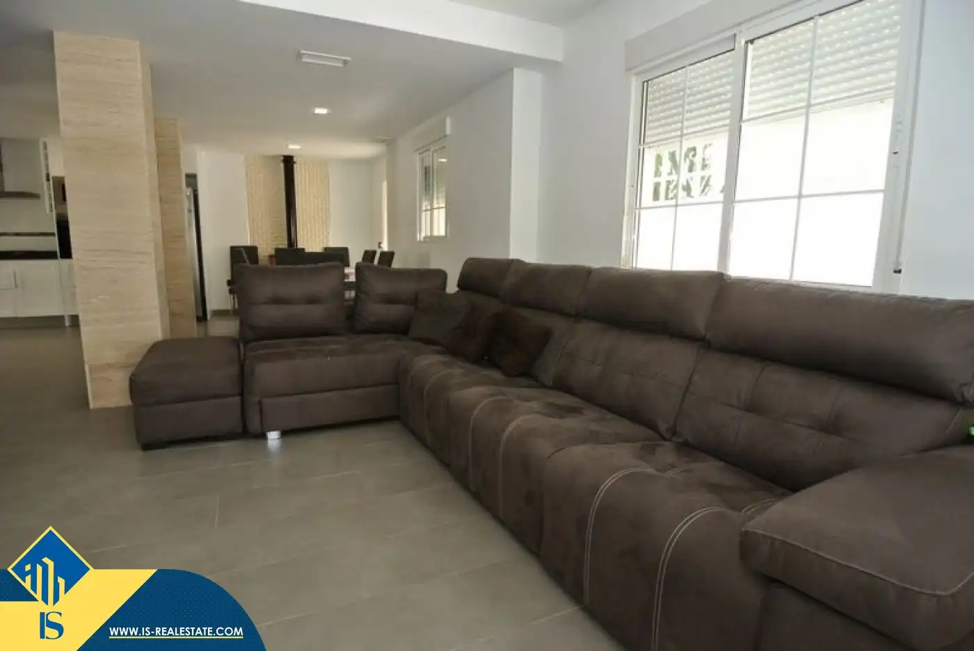 Wohnzimmer von Haus oder Chalet zur Miete in Torrevieja mit Klimaanlage, Terrasse und Schwimmbad