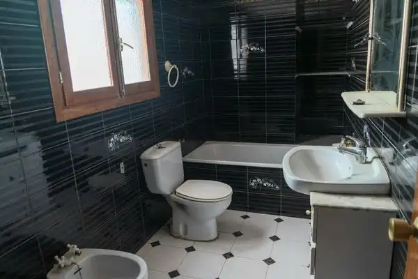 Badezimmer von Einfamilien-Reihenhaus zum Verkauf in Pulpí mit Terrasse, Möbliert und Balkon