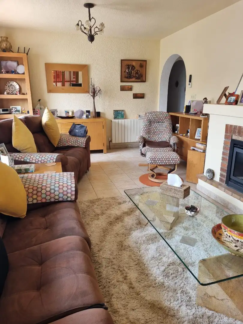 Sala d'estar de Casa o xalet en venda en Mojácar amb Aire condicionat, Calefacció i Jardí privat