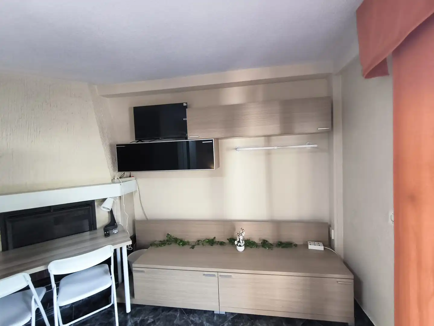 Living room of Flat for share in Collado Villalba  with Heating, Terrace and Furnished