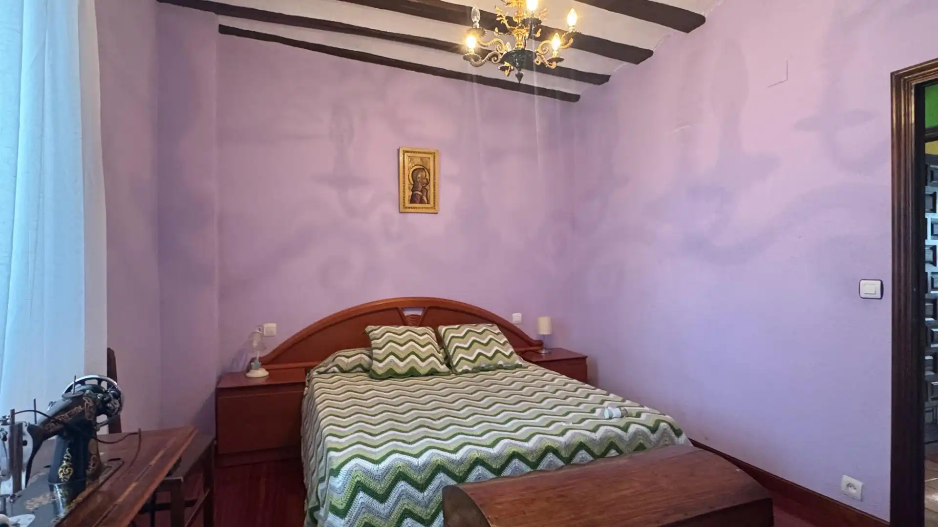 Habitación de Finca rústica en venta en Baños de Rioja con Calefacción, Jardín privado y Terraza