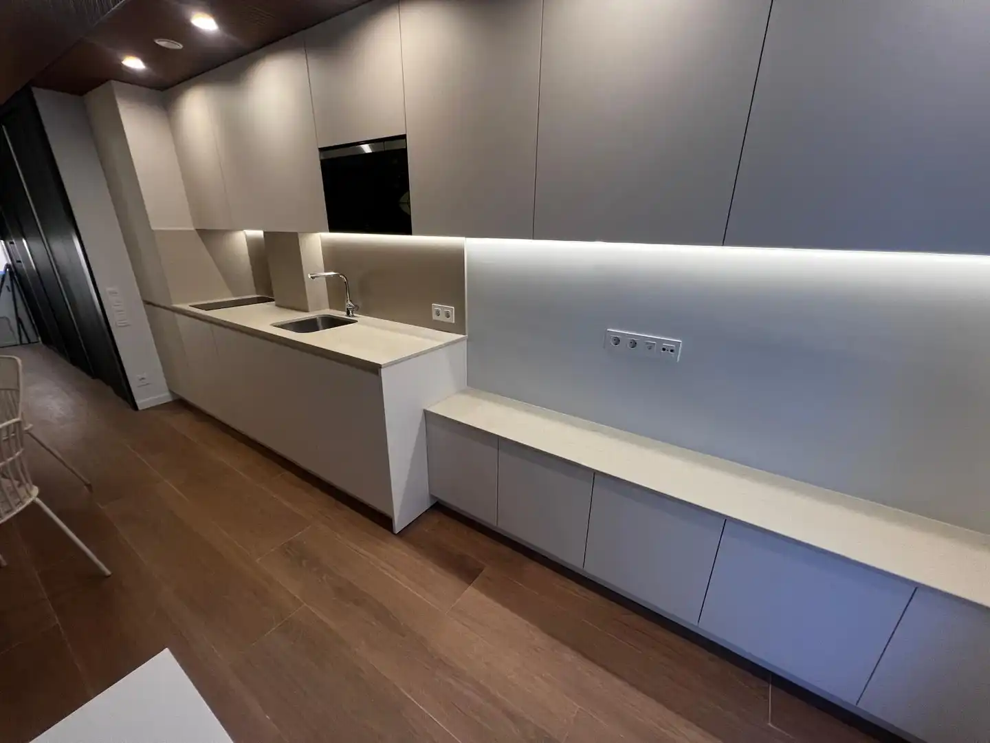 Küche von Loft zur Miete in Burgos mit Heizung und Möbliert