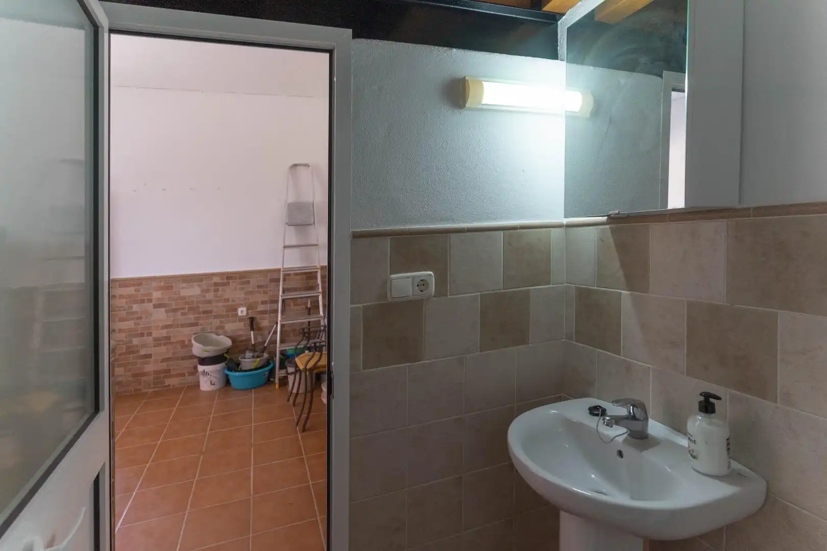 Bathroom of Houses for rent in Alhaurín El Grande  with Air Conditioner, Private garden and Terrace
