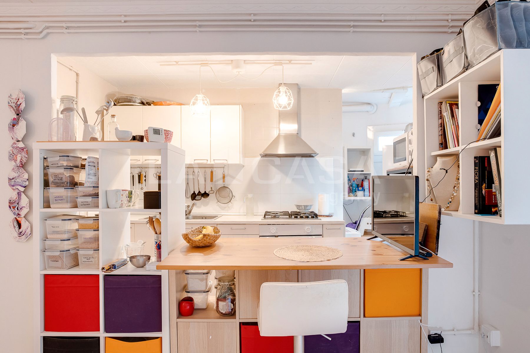 Kitchen of Flat for sale in Cornellà de Llobregat  with Heating and Balcony