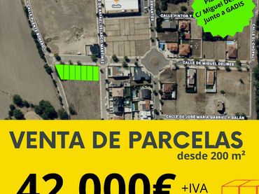 Terreno residenziale in vendita a Calle Miguel Delibes 5