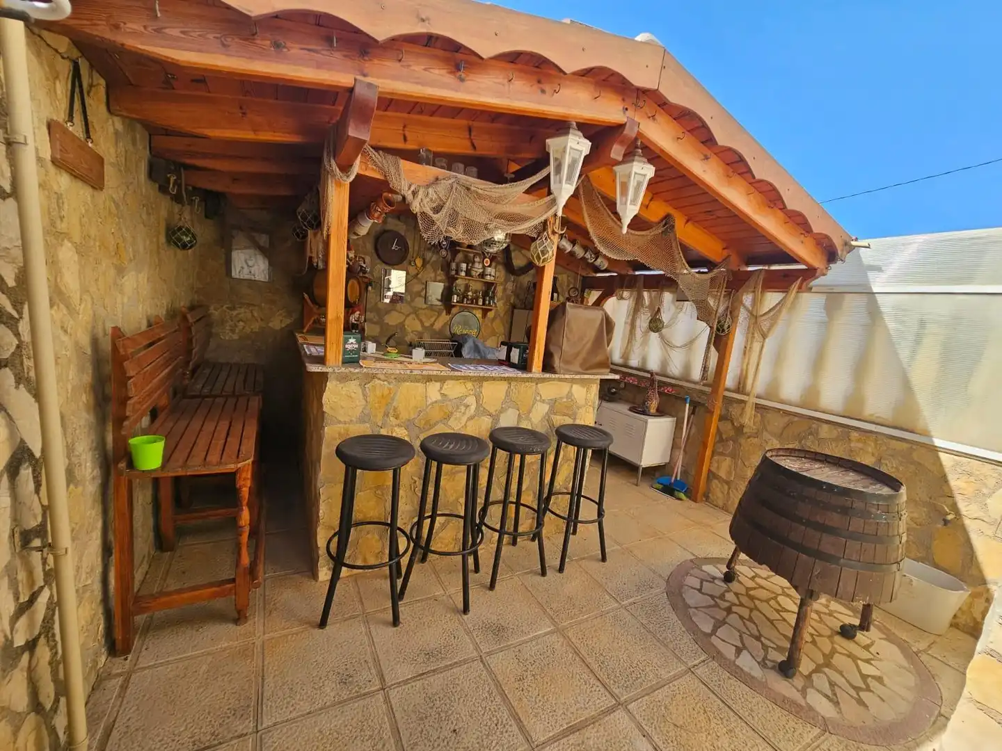 Terraza de Casa o chalet en venta en Águilas con Aire acondicionado, Jardín privado y Terraza