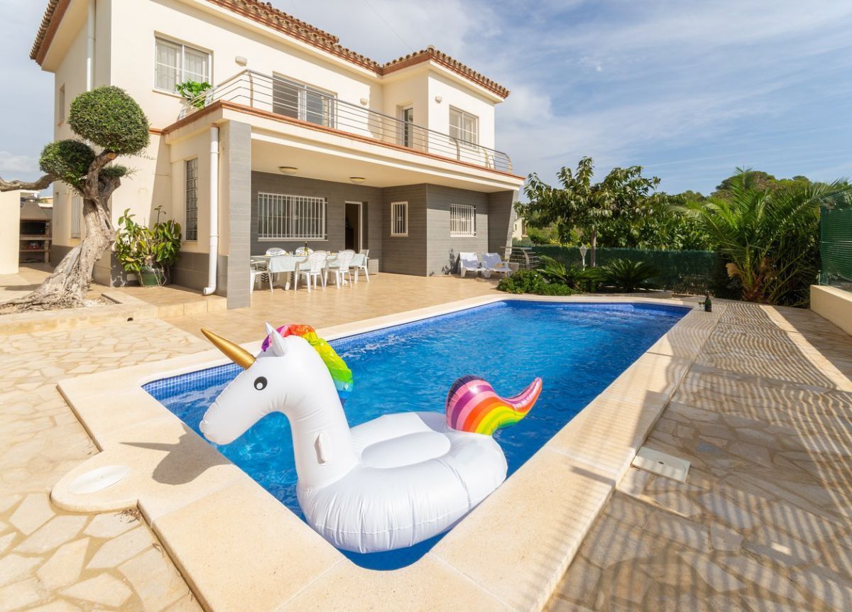 Swimming pool of House or chalet for sale in L'Ampolla  with Air Conditioner, Heating and Terrace