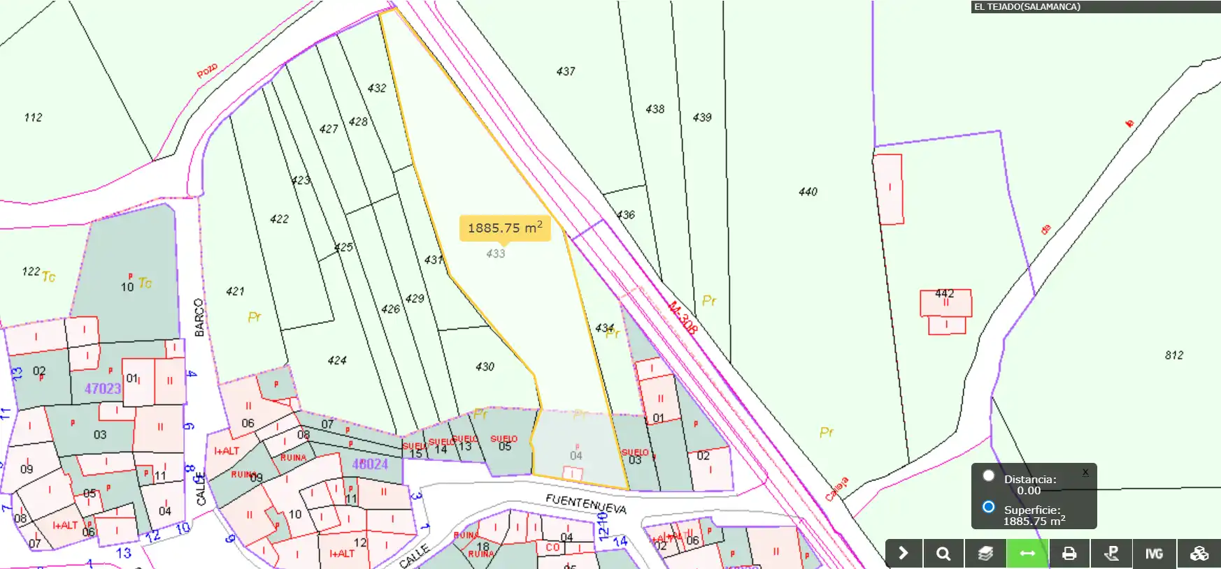 Residencial en venda en El Tejado