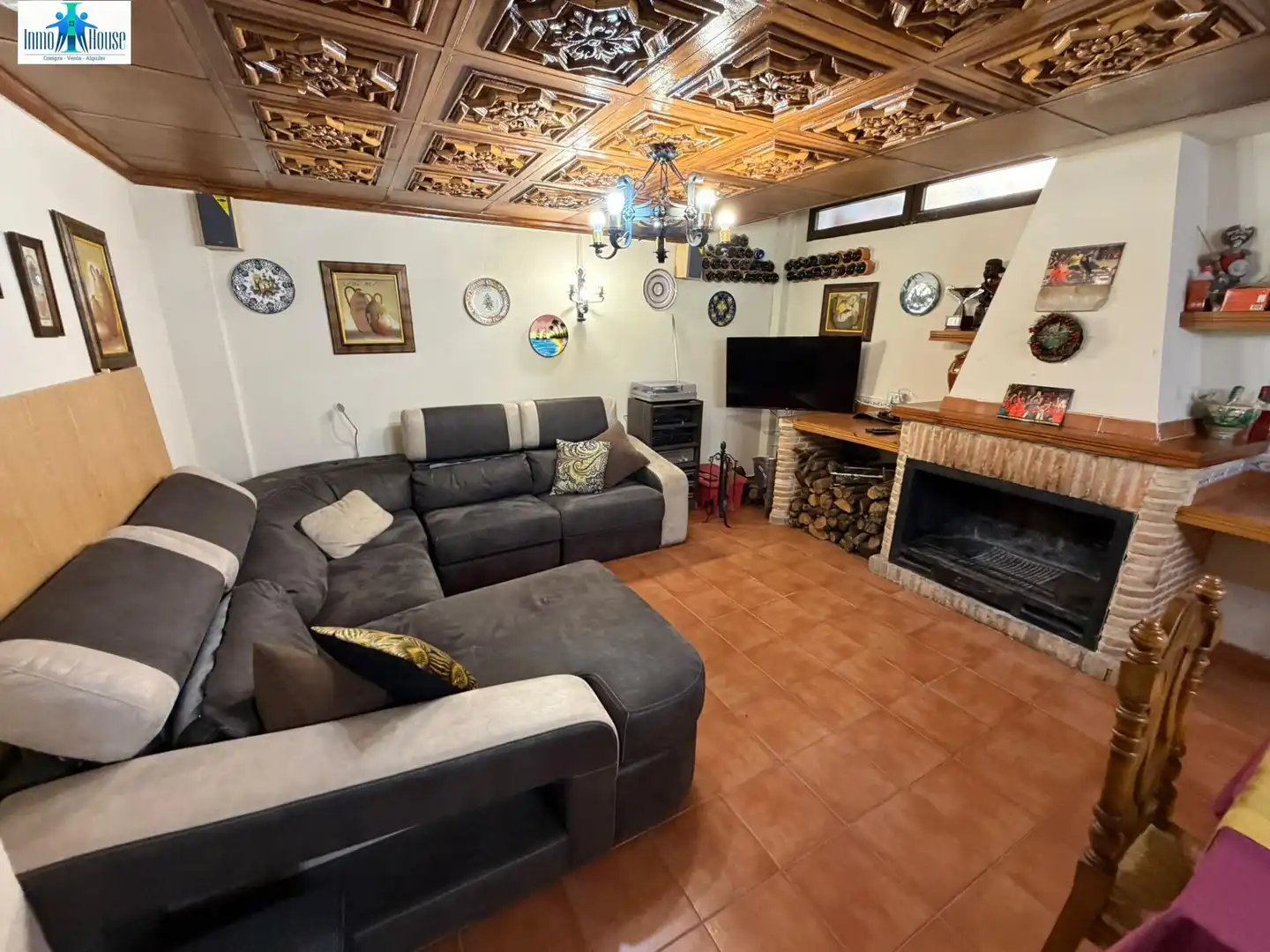 Living room of Detached homes for sale in Albacete  with Air Conditioner, Heating and Private garden