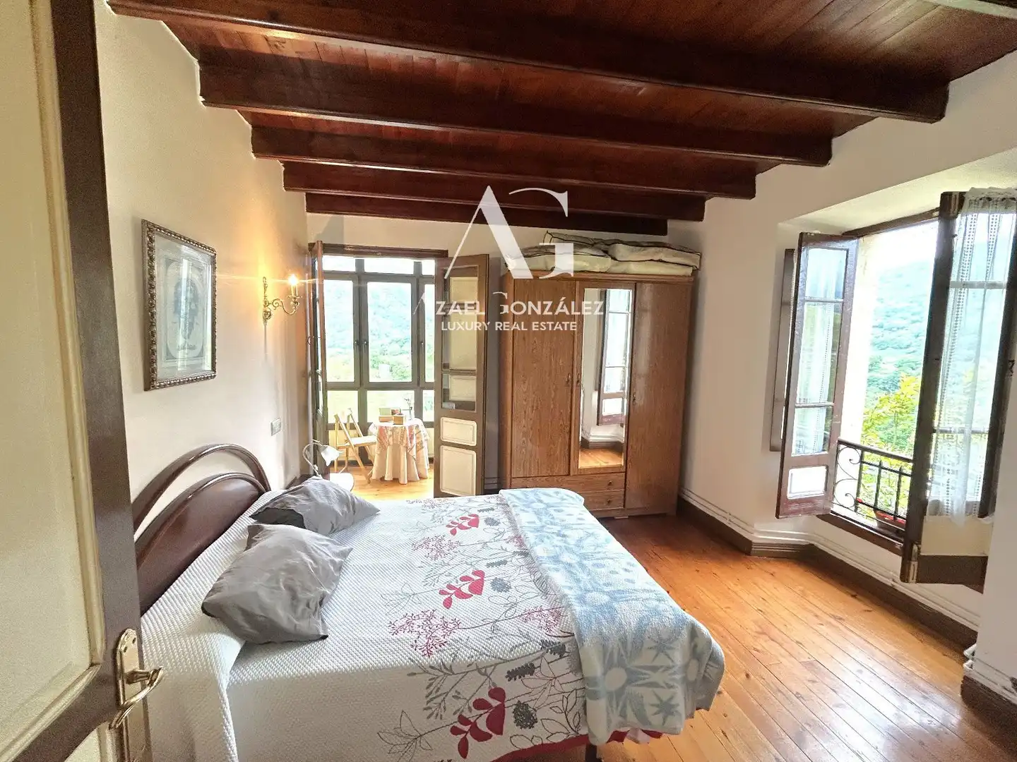 Bedroom of Houses for sale in Peñamellera Baja  with Private garden, Terrace and Storage room