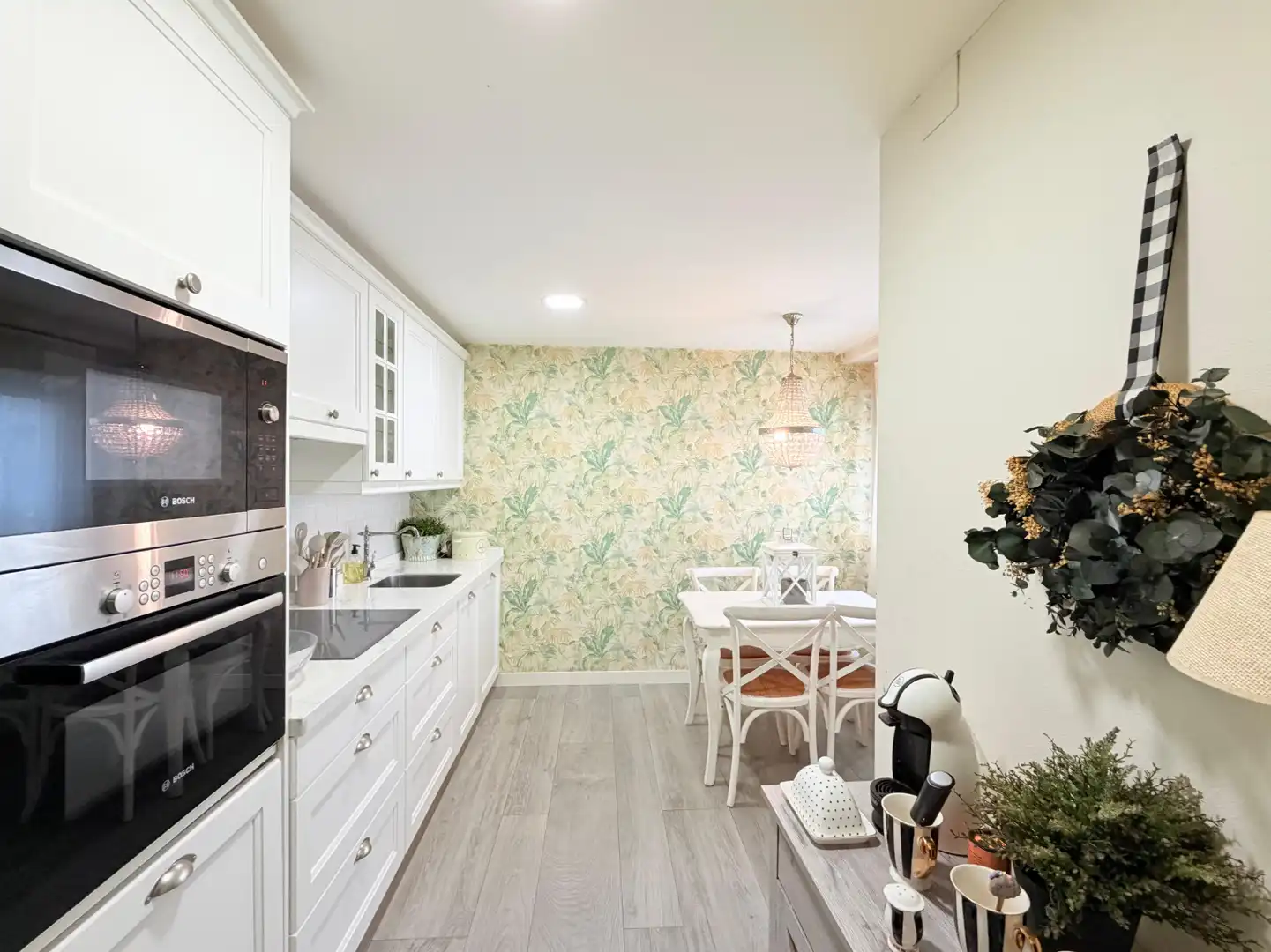 Küche von Wohnung zum Verkauf in Avilés mit Heizung, Terrasse und Möbliert