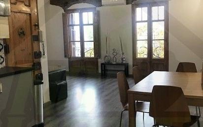 Dining room of Flat to rent in  Barcelona Capital  with Air Conditioner, Heating and Parquet flooring