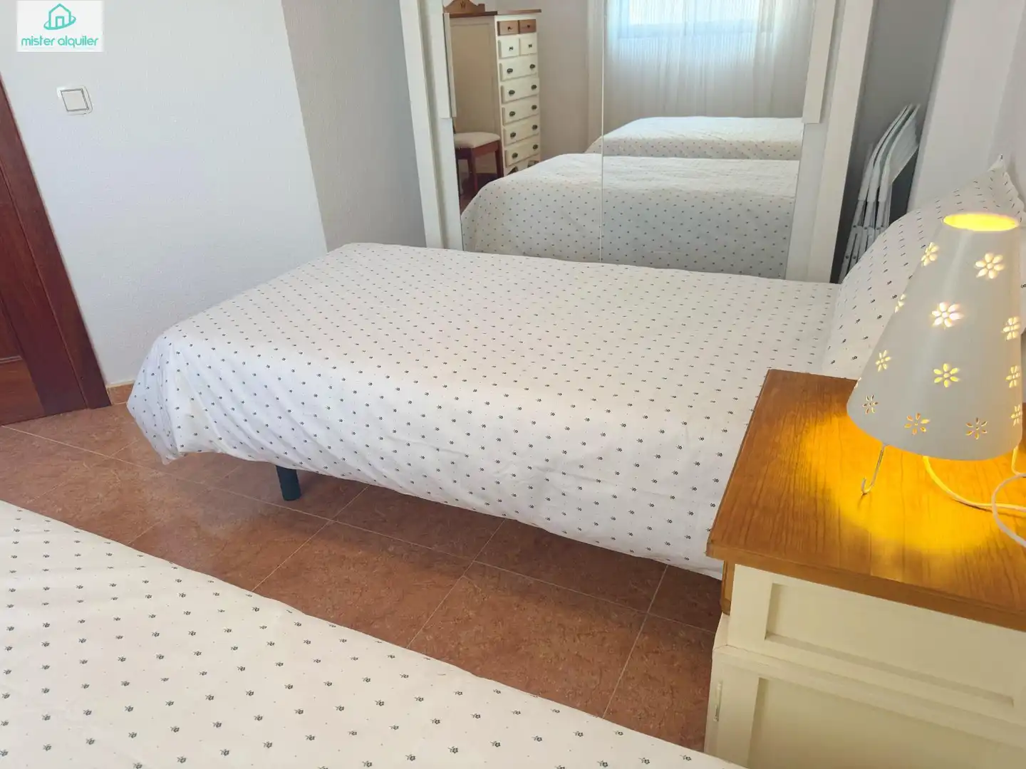 Bedroom of Apartments for rent in El Campello  with Air Conditioner, Heating and Private garden