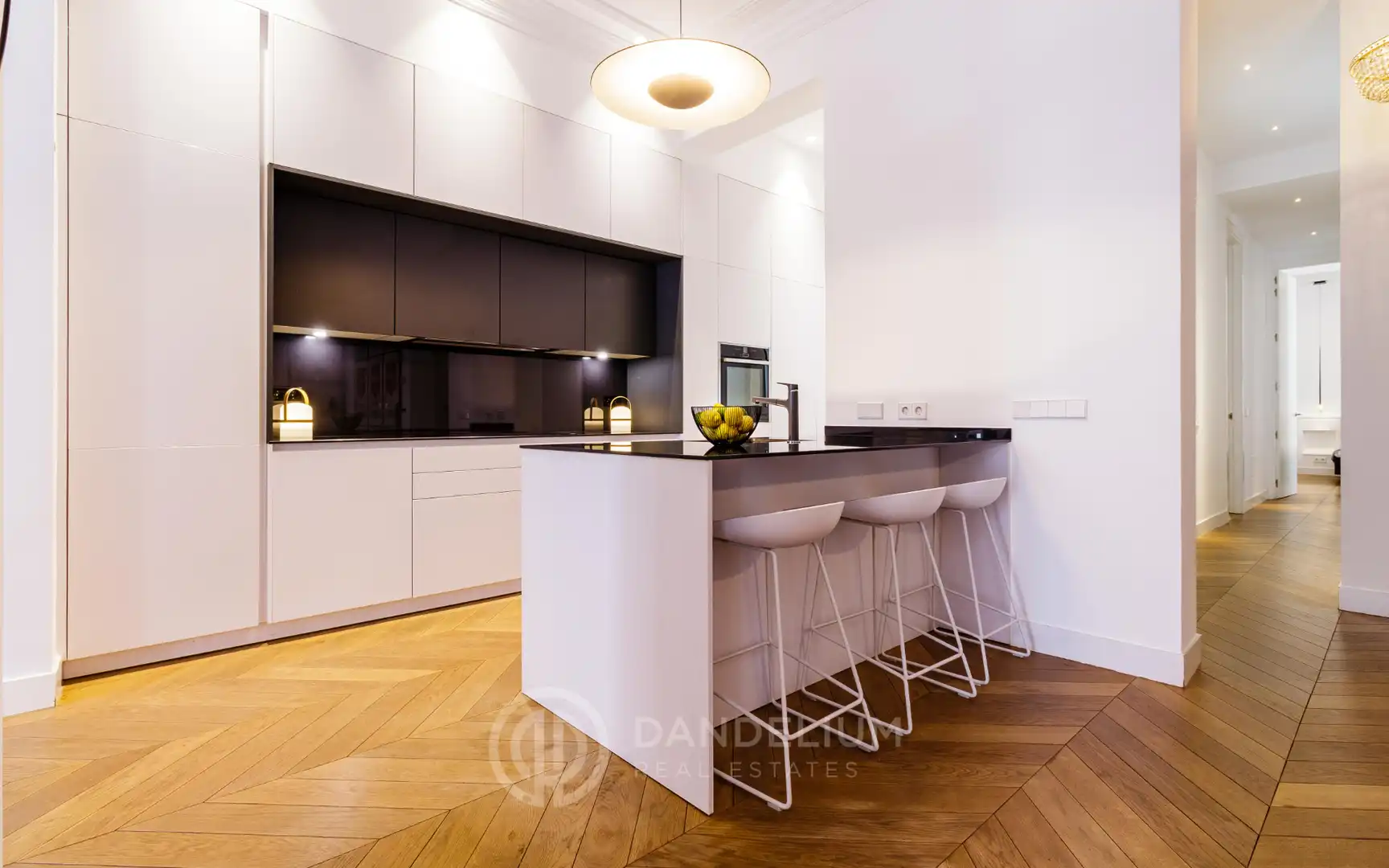 Cocina de Piso de alquiler en Madrid con Aire acondicionado, Calefacción y Parquet