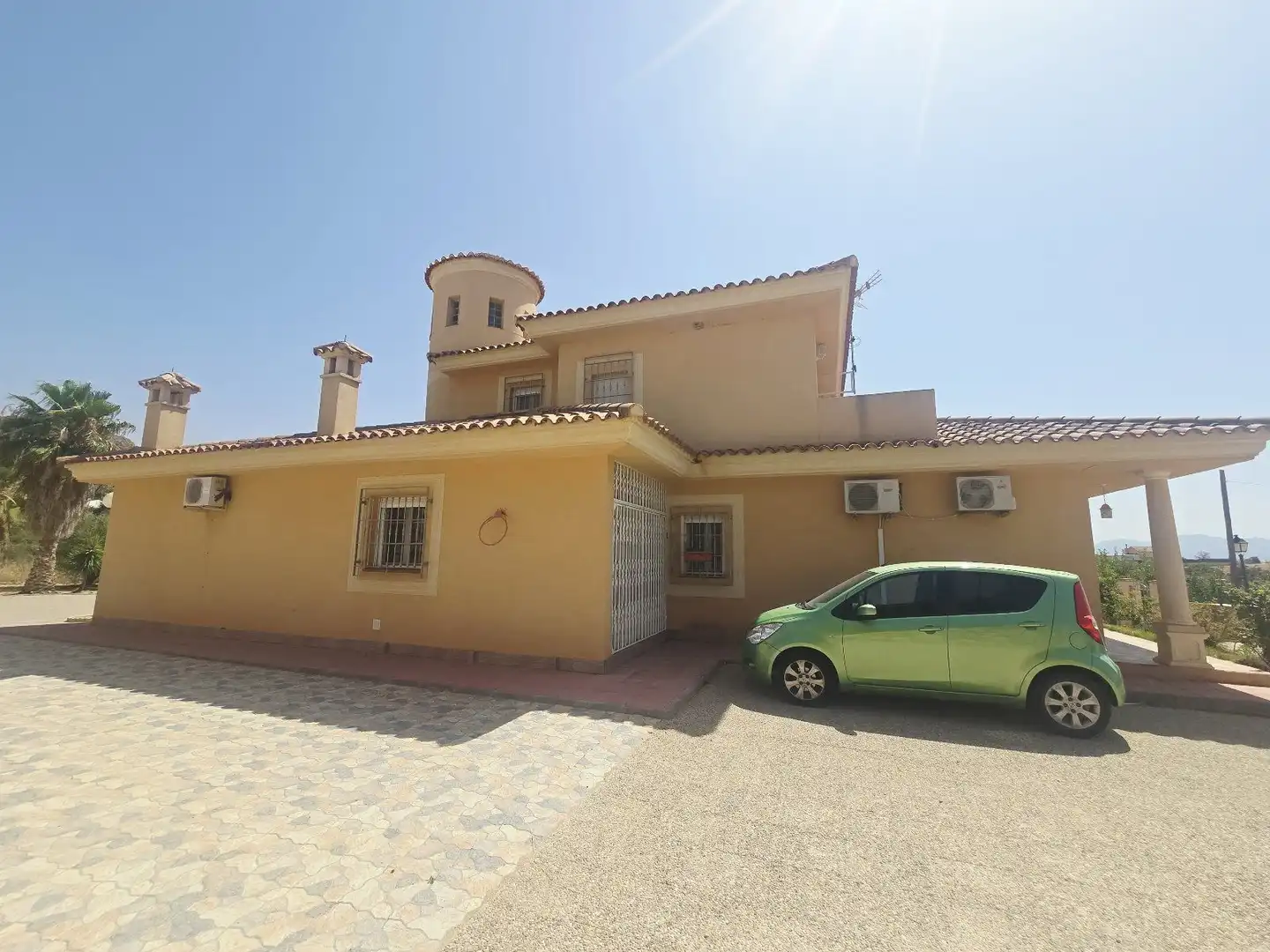 Außenansicht von Haus oder Chalet zum Verkauf in Sorbas mit Klimaanlage, Privatgarten und Terrasse