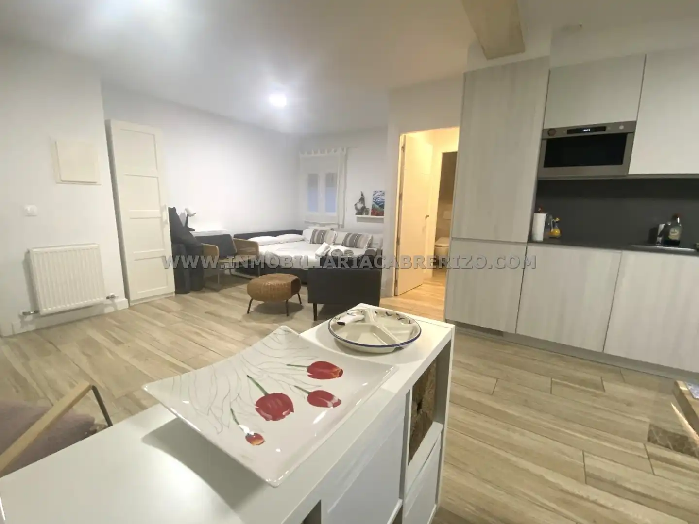 Bedroom of Flat for sale in  Pamplona / Iruña  with Heating, Furnished and Oven