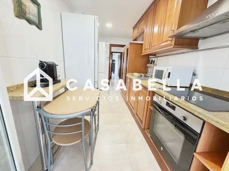 Küche von Wohnung zur Miete in Valencia mit Klimaanlage, Heizung und Terrasse