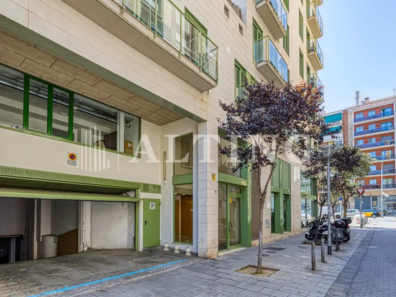 Vista exterior de Garaje de alquiler en Barcelona