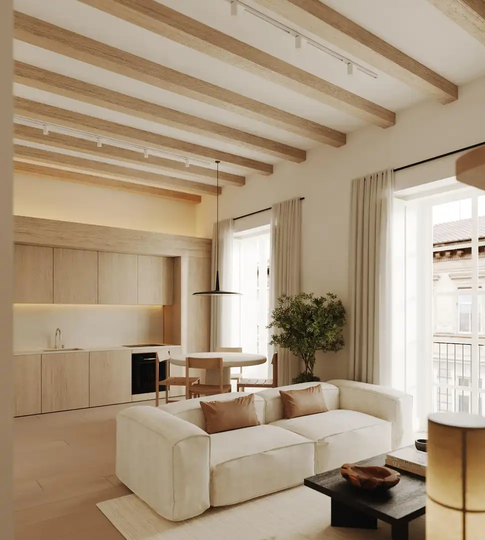Sala de estar de Apartamento en venta en Cádiz