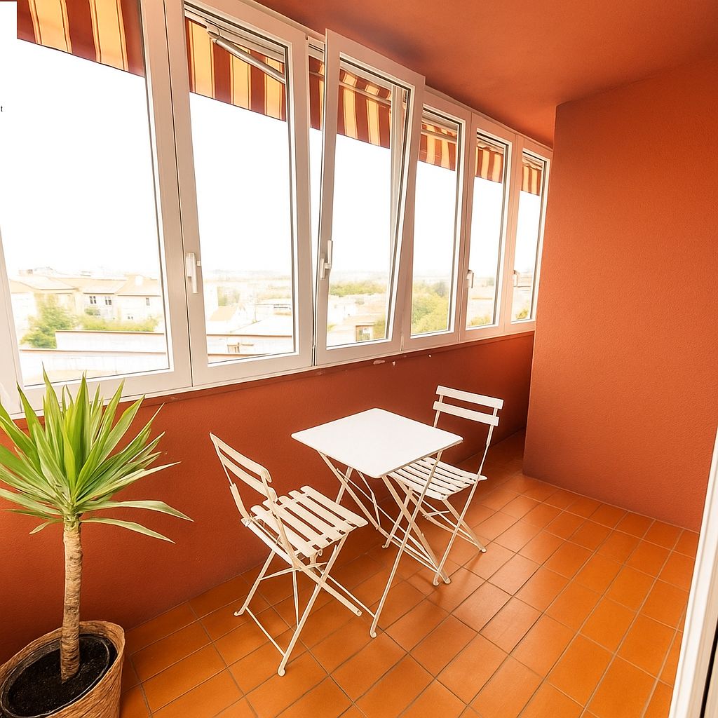 Balcony of Flat for sale in Mollet del Vallès  with Air Conditioner, Heating and Storage room