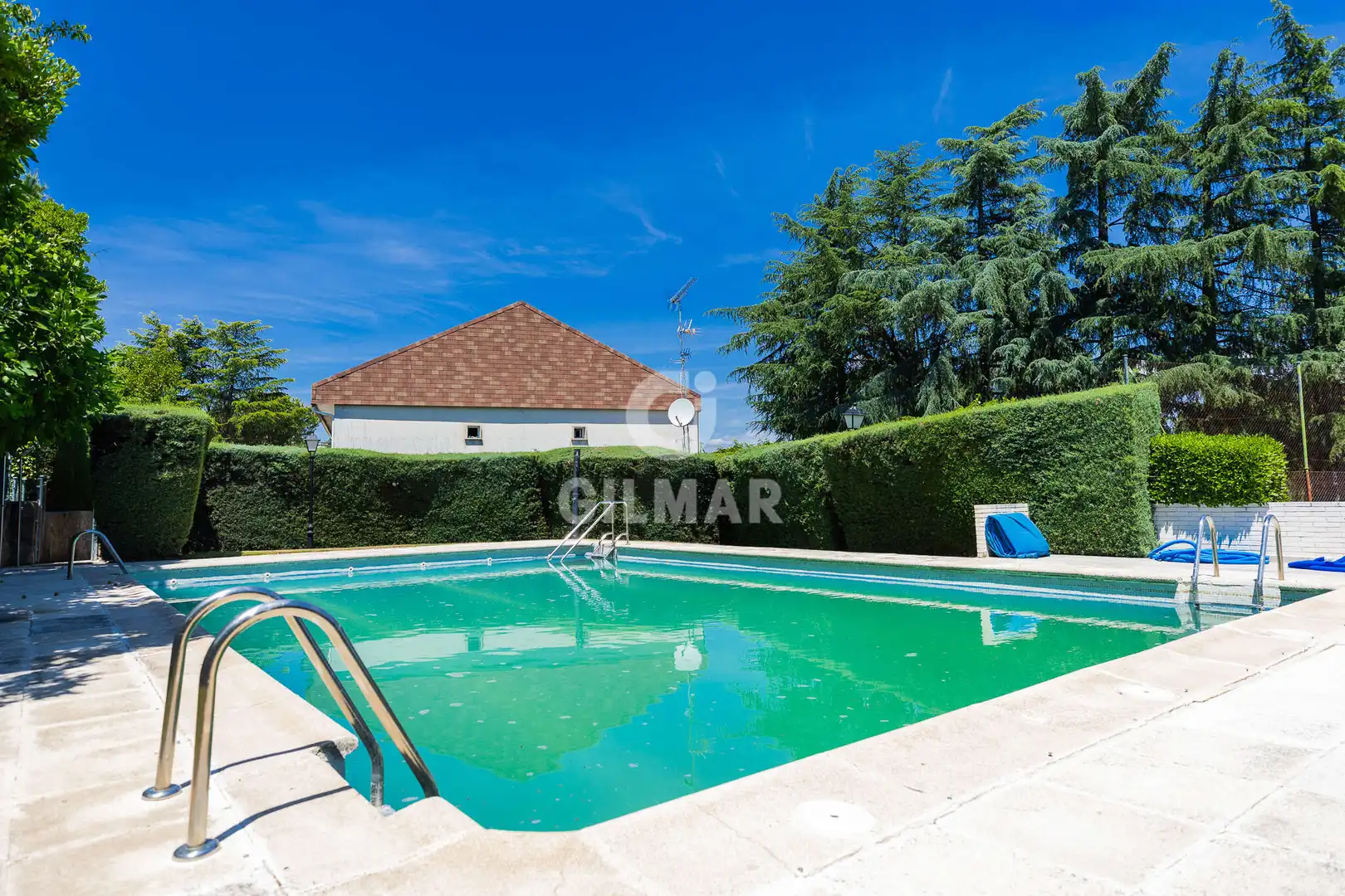 Swimming pool of Detached homes for sale in Galapagar  with Heating, Private garden and Swimming Pool