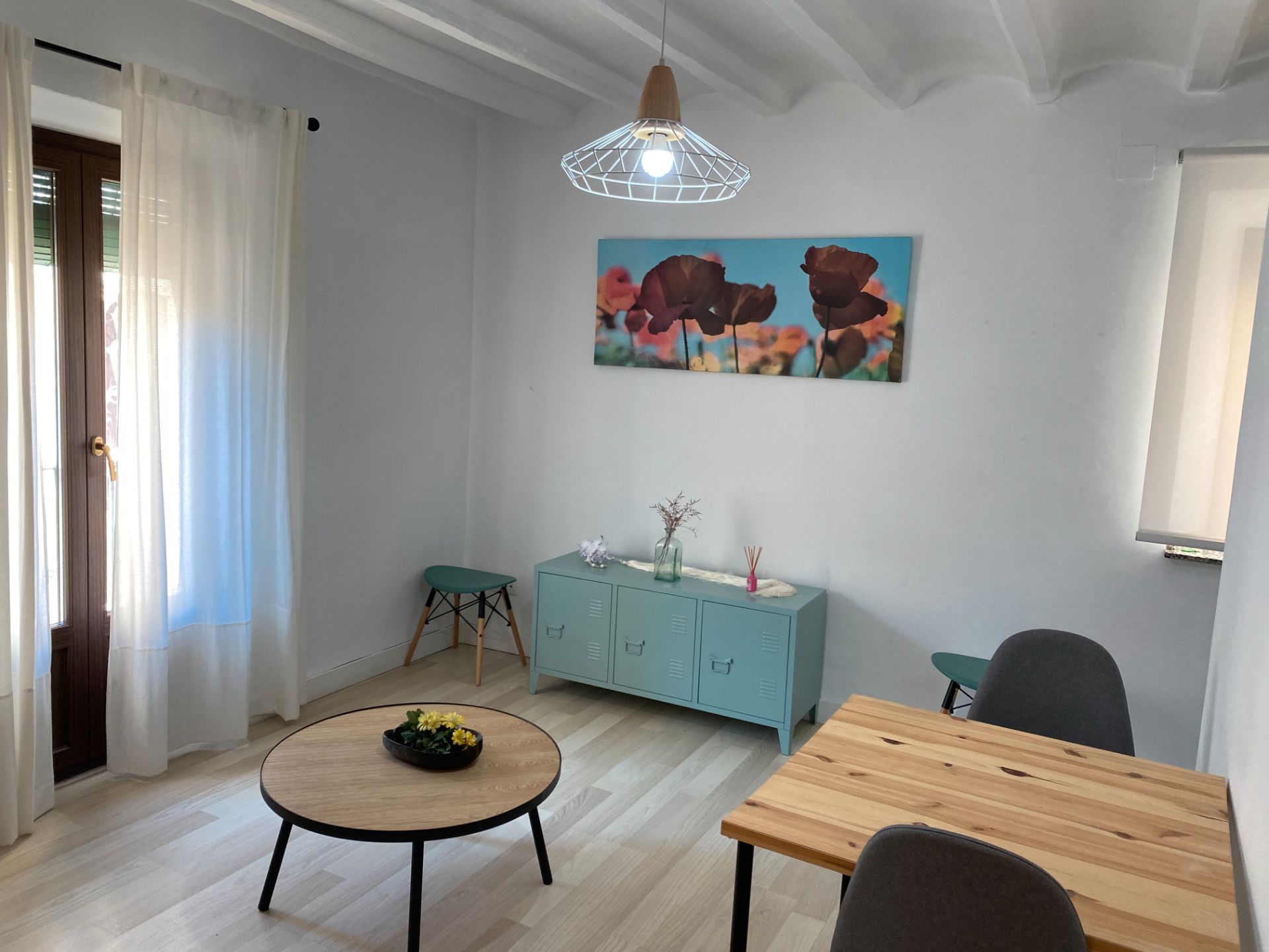 Sala d'estar de Pis de lloguer en  Tarragona Capital amb Aire condicionat, Calefacció i Moblat